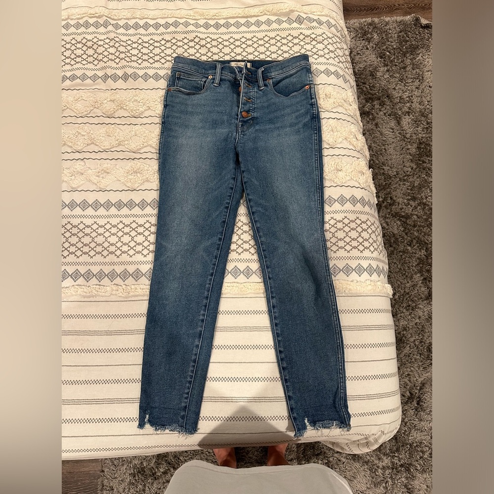 Madewell 10” Sky high skinny jeans